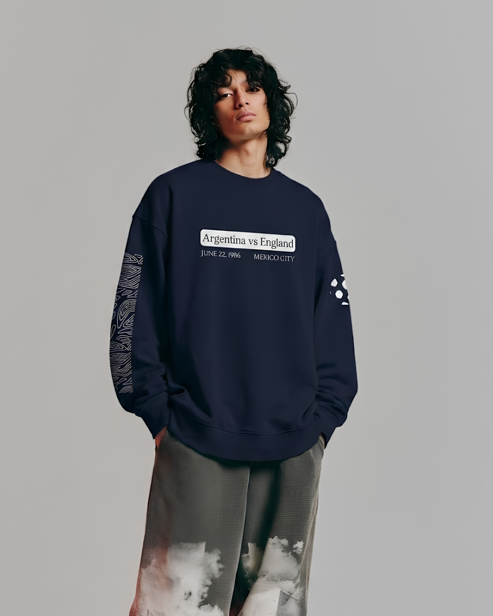 The Maradona "Divine Intervention" Oversized Sweatshirt